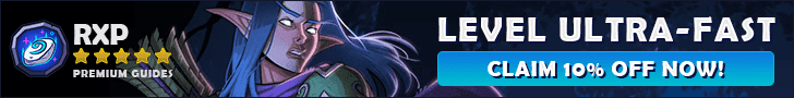 RestedXP : guides de leveling payants pour WoW Forever (lien affilié)