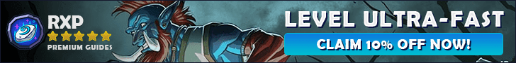 RestedXP : guides de leveling payants pour WoW Forever (lien affilié)
